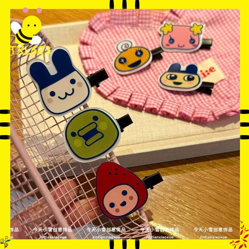 Hair Bundles - Seria Tamagotchi Spinki do włosów Kreskówkowe