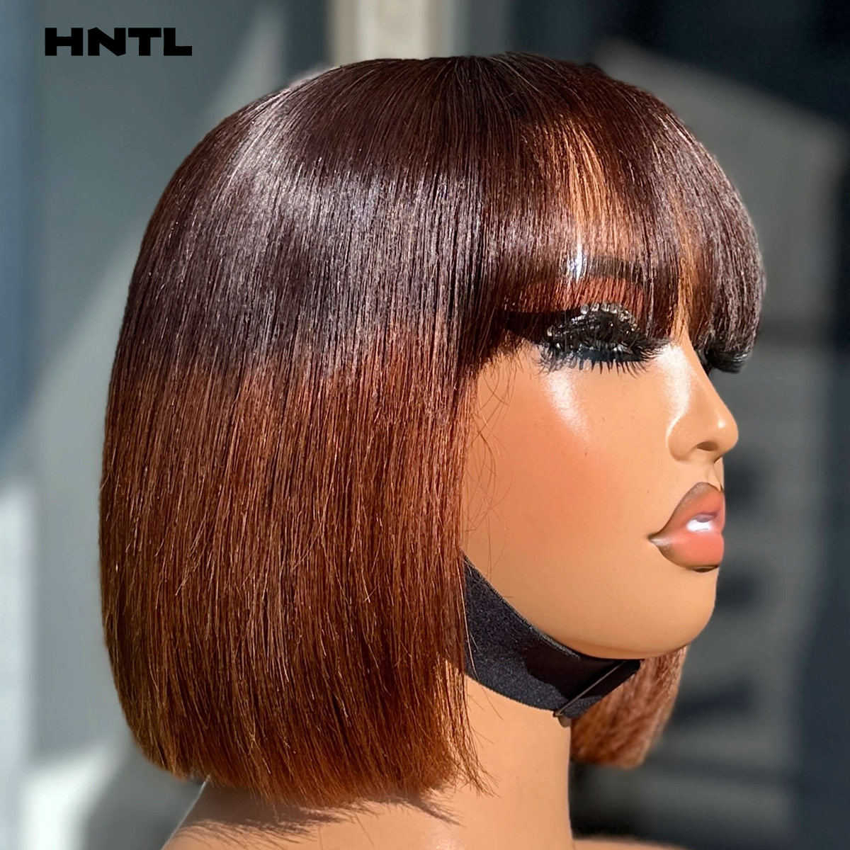 Pre Parted 13X4 Lace Front Bob Wig - Peruka Bob z doczepianą grzywką Wear