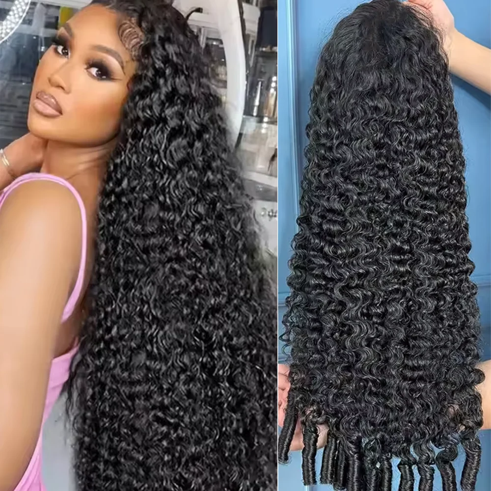 Human Hair Wigs - Peruki z naturalnych włosów, 200% gęstości,
