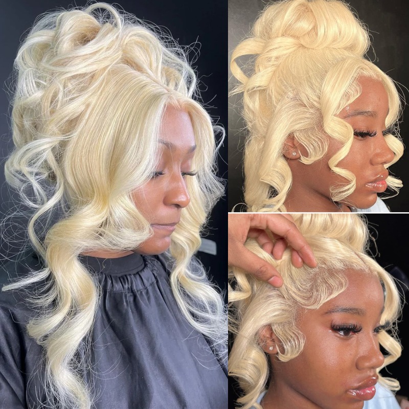 613 Blonde Body Wave Lace Front Wig - Peruka typu lace frontal 13x4 13x6