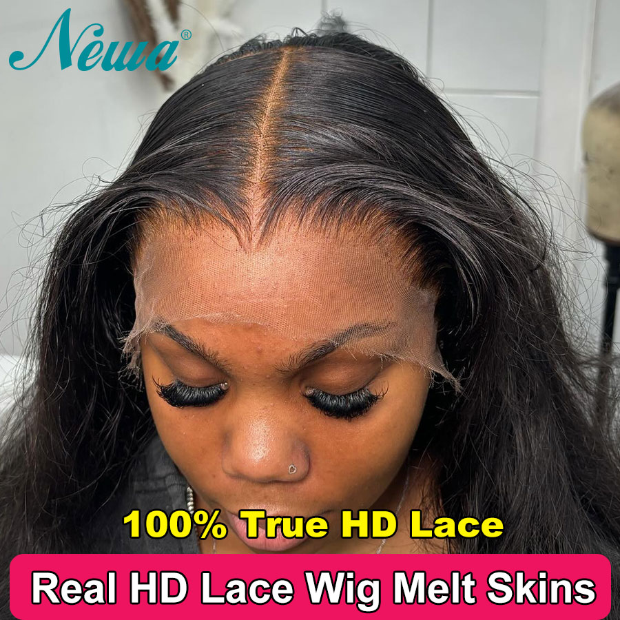 Hd Lace Frontal Wig Human Hair Pre Plucked - Ultra dopasowane 13x6 HD koronkowe peruki