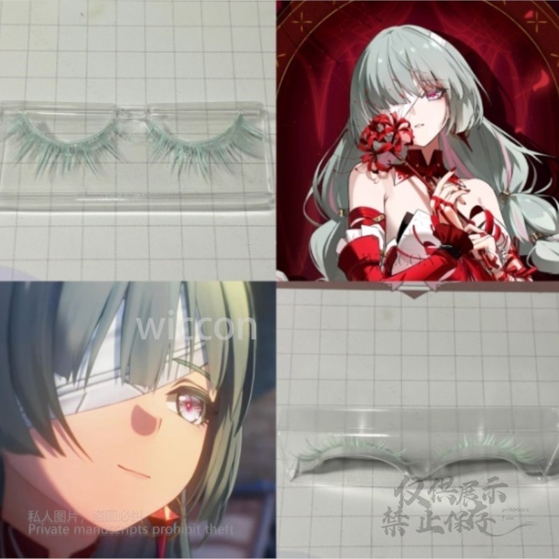 Synthetic Wigs - Peruka Cosplay Anime Phrolova Zielono-Różowa Mieszana