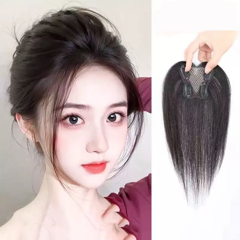 Seamless Clip In Hair Extensions Human Hair - Oddychające doczepiane pasma włosów naturalnych, naturalny