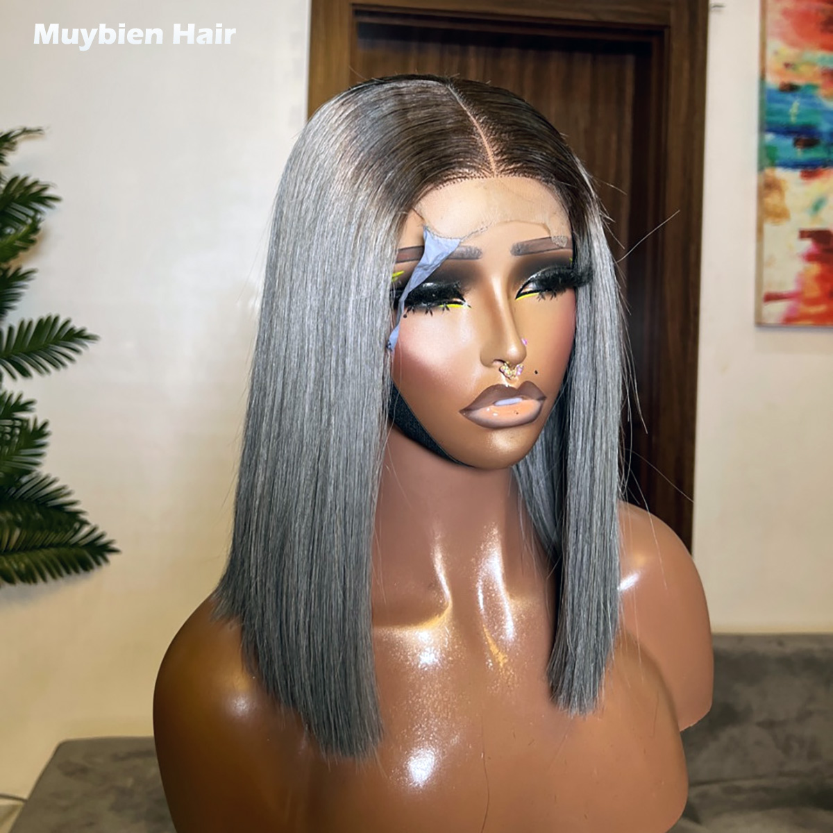 Glueless Wear And Go Human Hair Wig - Peruka Bob z naturalnych włosów, super