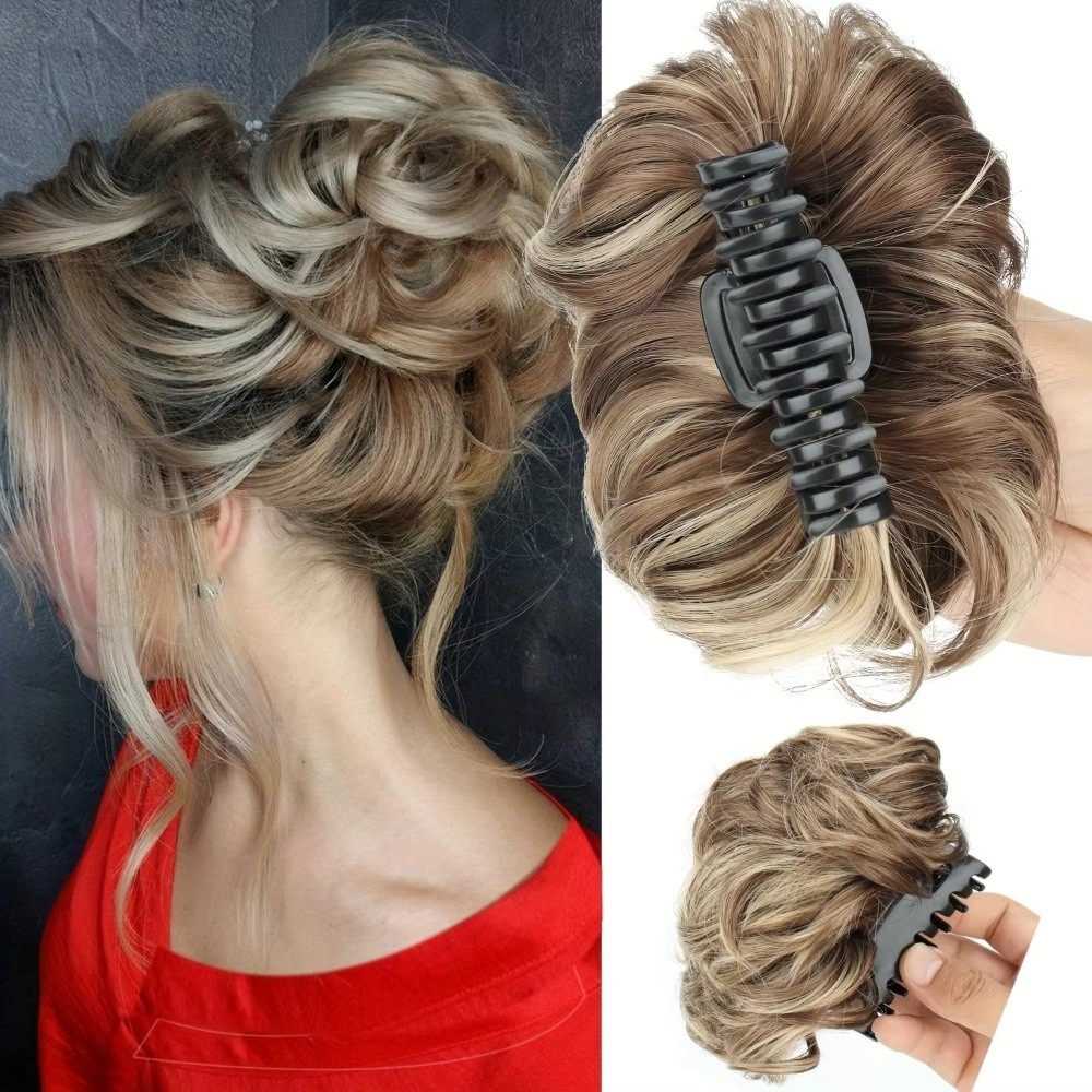Claw Clip Messy Bun Hair Piece - Koczek do włosów, messy bun, klamra