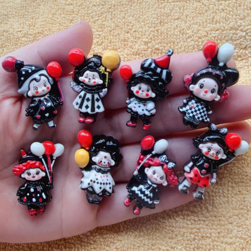 Hair Clips - 12 szt. Balonów Joker, zabawki dla