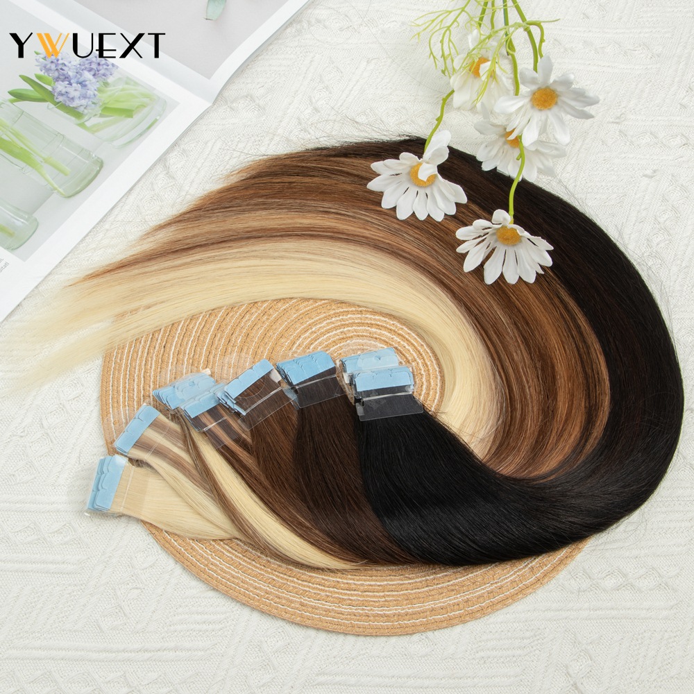 YWUEXT Mini taśma w doczepach  – Invisible Tape In Extensions Real Hair recenzja i cena