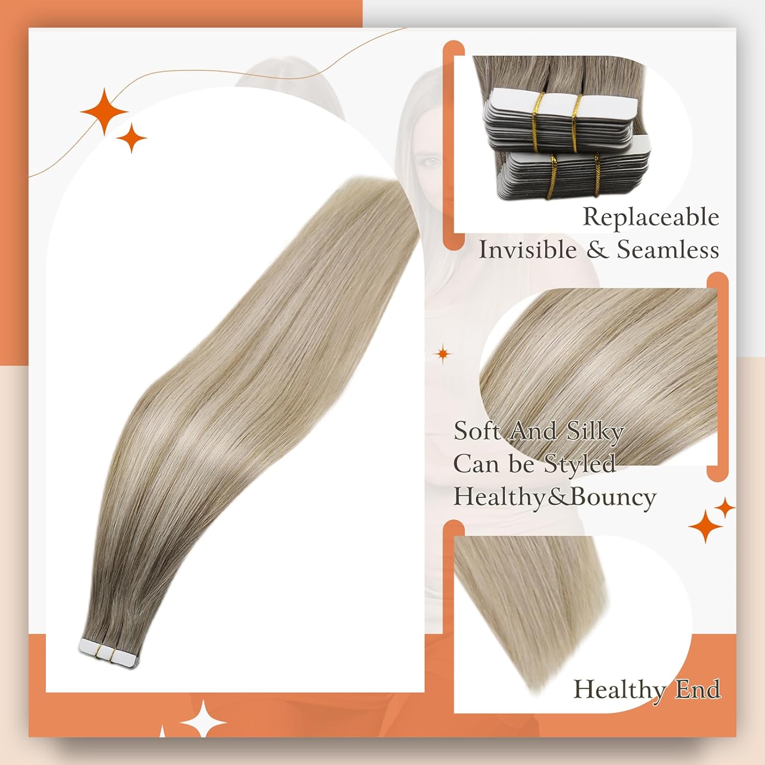 Taśma Full Shine w doczepach z – Invisible Tape In Extensions Real Hair recenzja i cena
