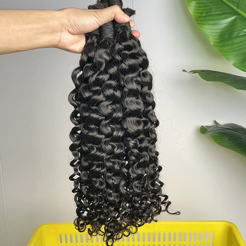 100% Ludzkie Włosy w Kępkach d – Water Wave Bulk Human Hair For Braiding recenzja i cena