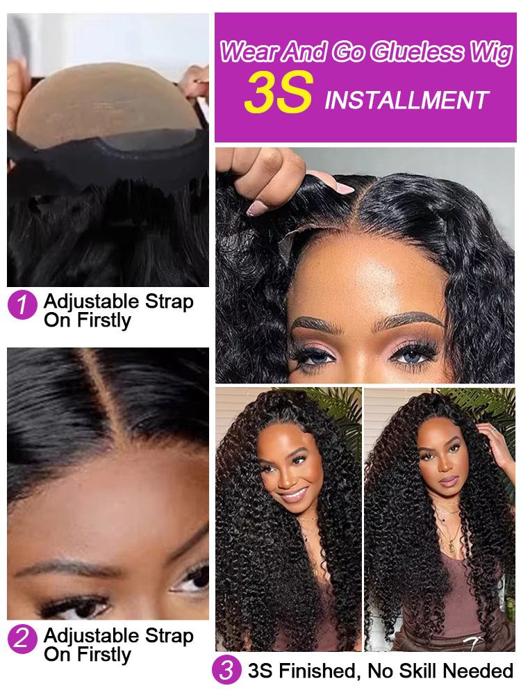 Peruka typu lace front z włosó – Water Wave Bulk Human Hair For Braiding recenzja i cena