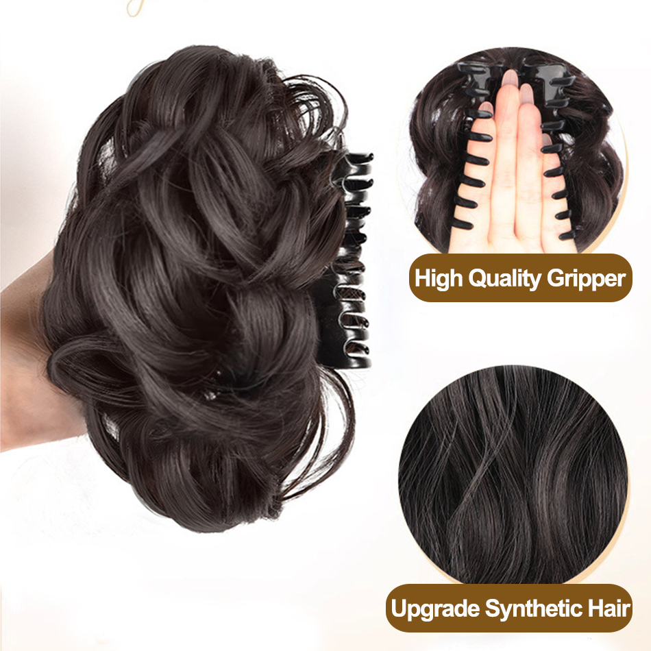 Syntetyczny roztrzepany kok ka – Claw Clip Messy Bun Hair Piece recenzja i cena