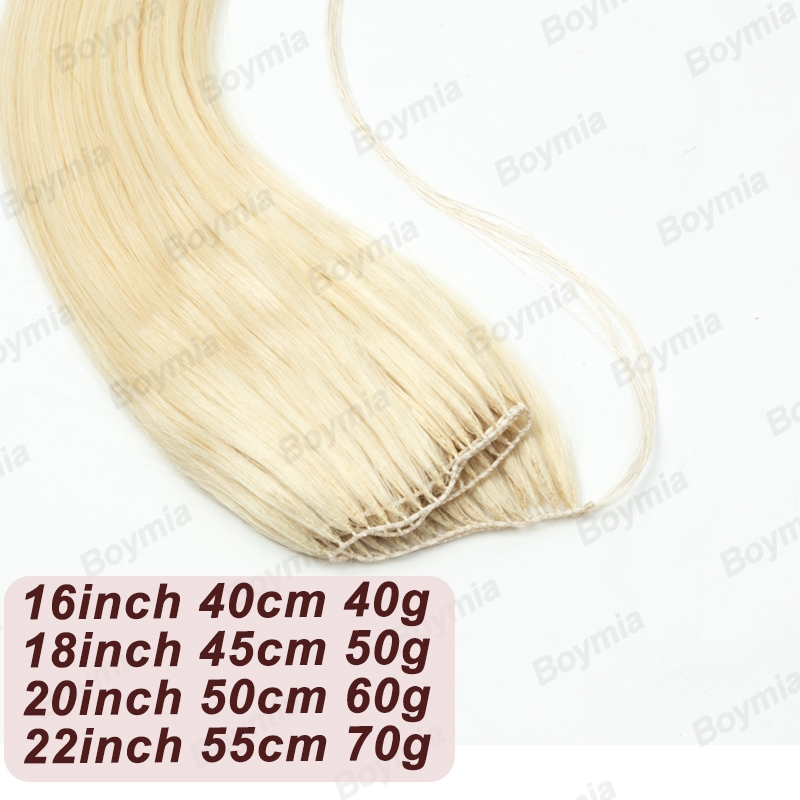 Przedłużenia włosów z piór, na – Invisible Tape In Extensions Real Hair recenzja i cena