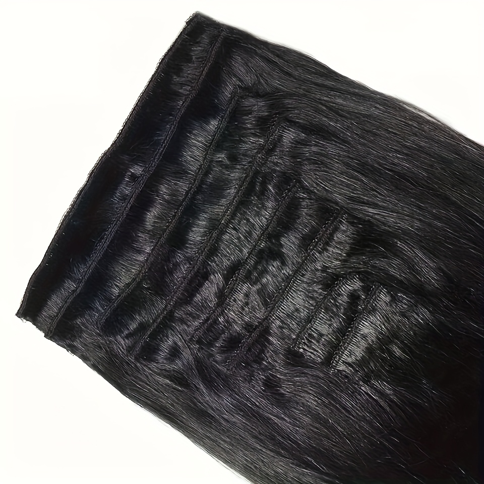 Doczepiane włosy naturalne, 8  – Seamless Clip In Hair Extensions Human Hair recenzja i cena