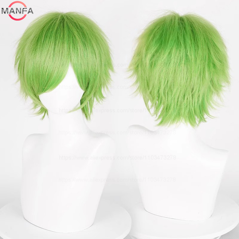 Anime 30cm Krótka Prosta Peruk – Synthetic Braided Wigs For Black Women recenzja i cena