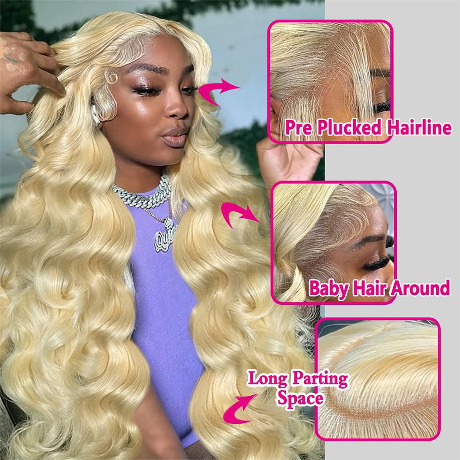 Peruka typu 13x6 HD Lace Front – 613 Blonde Body Wave Lace Front Wig recenzja i cena