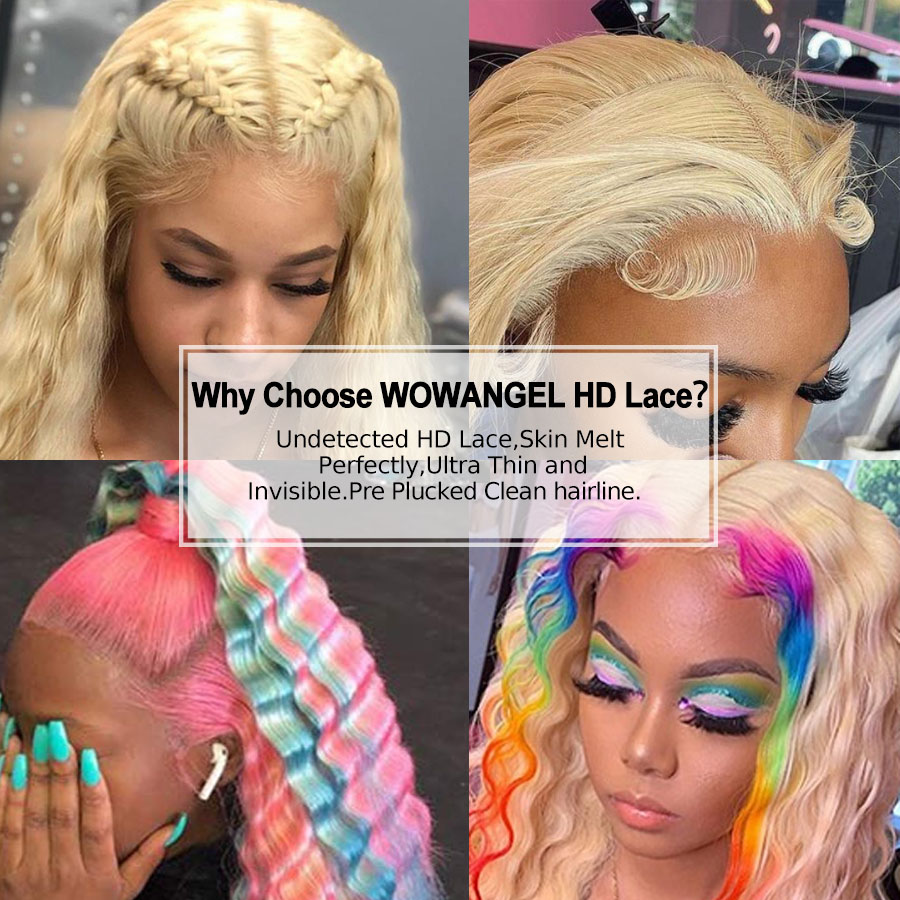 Wow Angel Real HD Lace Frontal – 613 Blonde Body Wave Lace Front Wig recenzja i cena