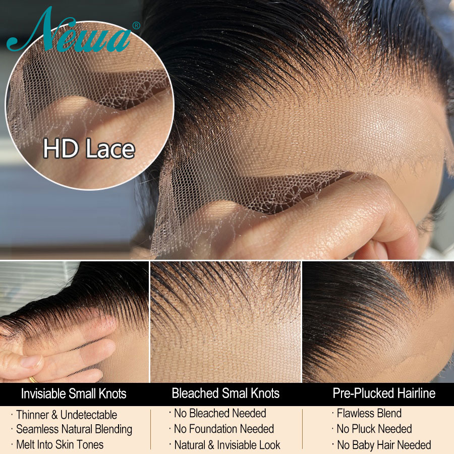 Ultra dopasowane 13x6 HD koron – Hd Lace Frontal Wig Human Hair Pre Plucked recenzja i cena