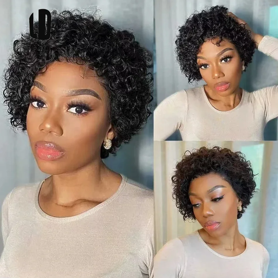 Peruka Pixie Cut Kolor 99J Per – Short Pixie Cut Wig Human Hair Cheap recenzja i cena