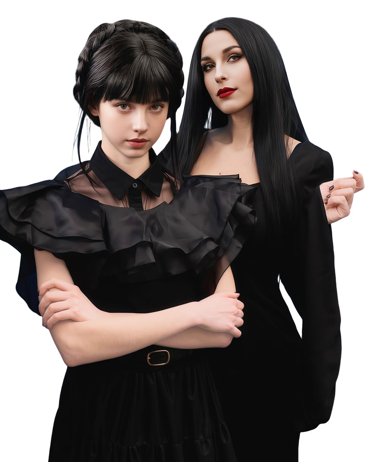 Syntetyczna długa czarna peruk – Synthetic Braided Wigs For Black Women recenzja i cena