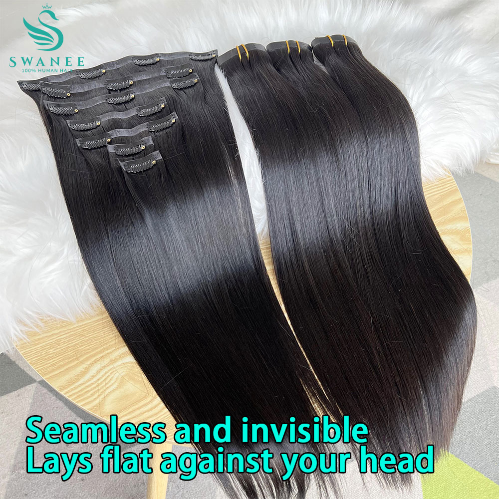 15A 100% Ludzkie Włosy Doczepi – Seamless Clip In Hair Extensions Human Hair recenzja i cena