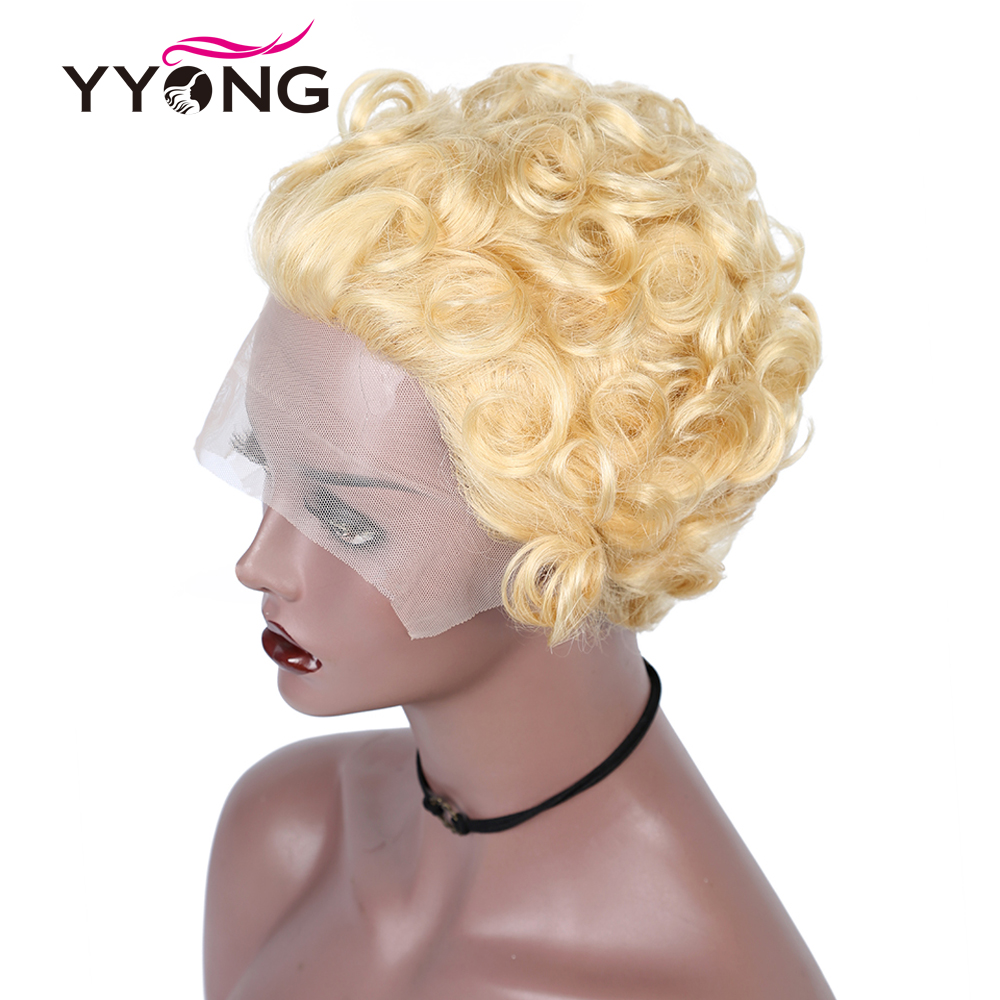 613 Honey Blonde Pixie Cut Lac – Short Pixie Cut Wig Human Hair Cheap recenzja i cena