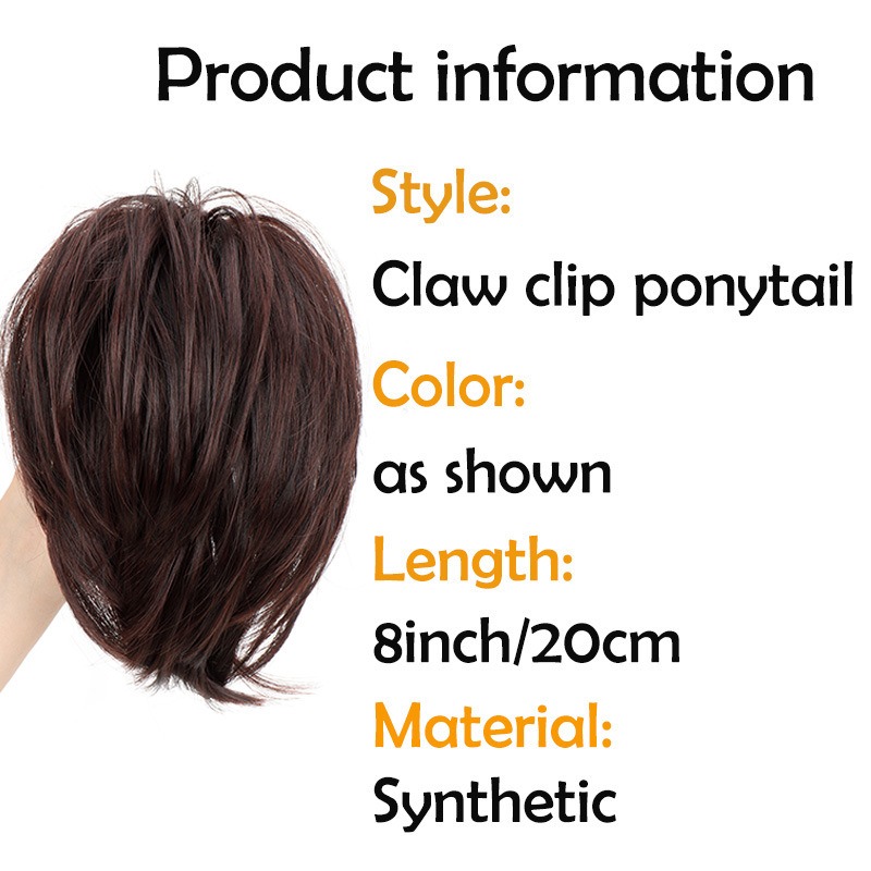 Syntetyczny doczepiany kucyk n – Claw Clip Messy Bun Hair Piece recenzja i cena