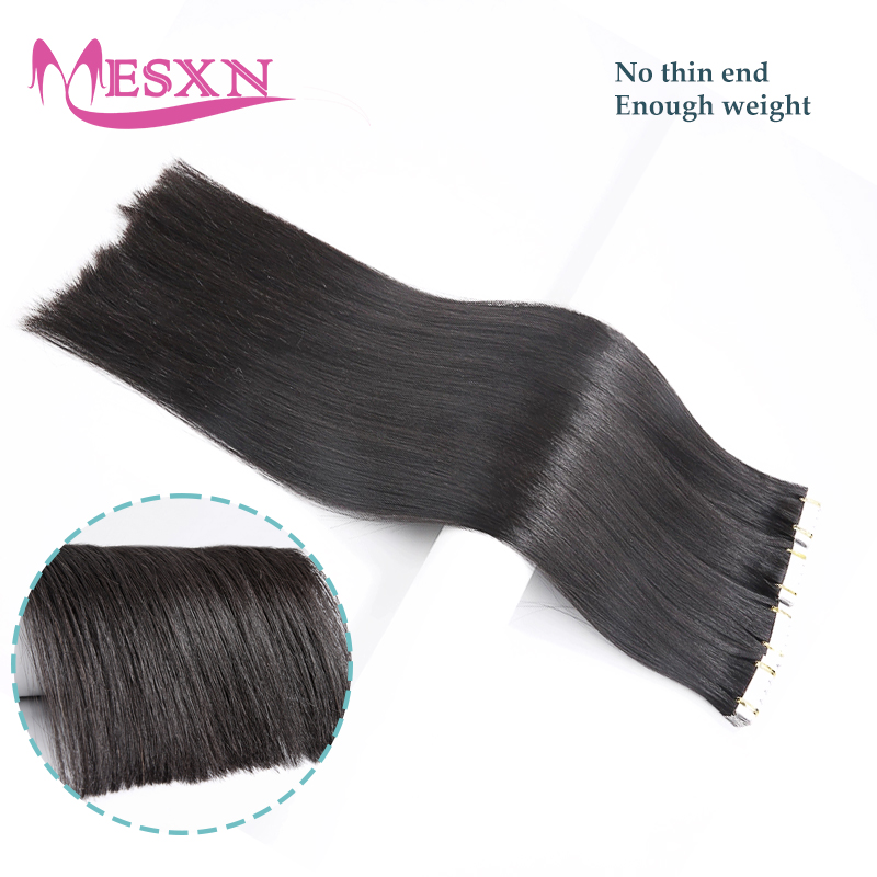 Mini doczepiane włosy naturaln – Invisible Tape In Extensions Real Hair recenzja i cena