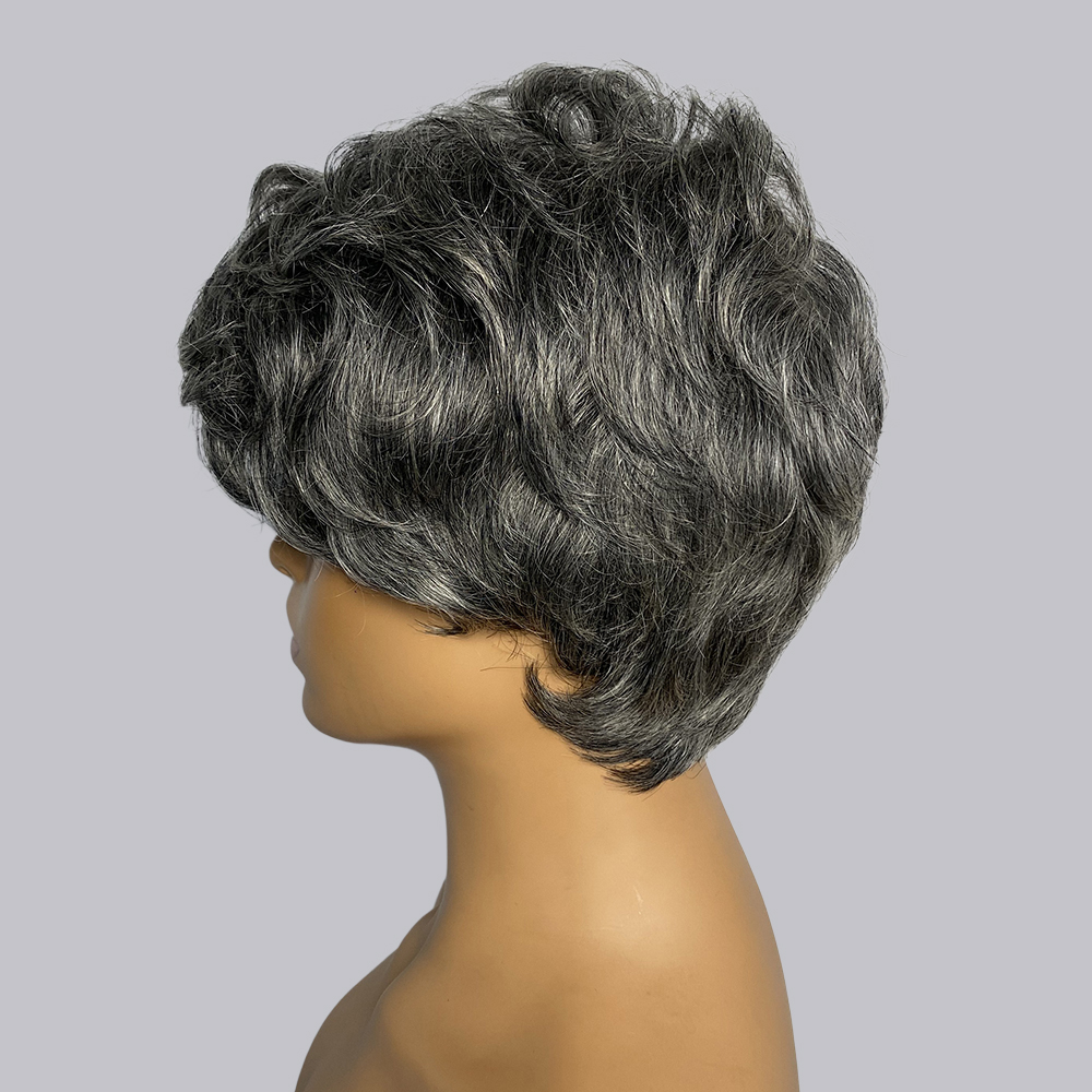 Peruki z ludzkich włosów w sty – Short Pixie Cut Wig Human Hair Cheap recenzja i cena