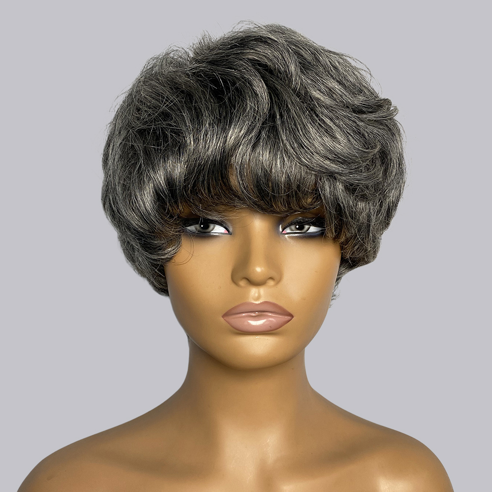 Peruki z ludzkich włosów w sty – Short Pixie Cut Wig Human Hair Cheap recenzja i cena