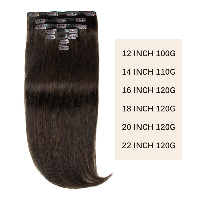 Niewidoczny gruby klips PU do  – Seamless Clip In Hair Extensions Human Hair recenzja i cena
