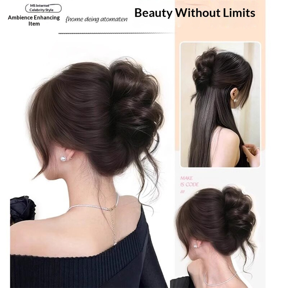 1 szt. Elegancki doczepiany ko – Claw Clip Messy Bun Hair Piece recenzja i cena